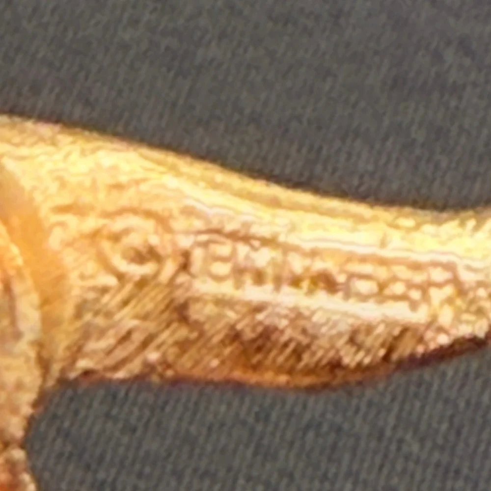 Vtg Boucher Brooch Boxer Dog Gold Tone Textured Figural Pin MCM‎ Mid Century
